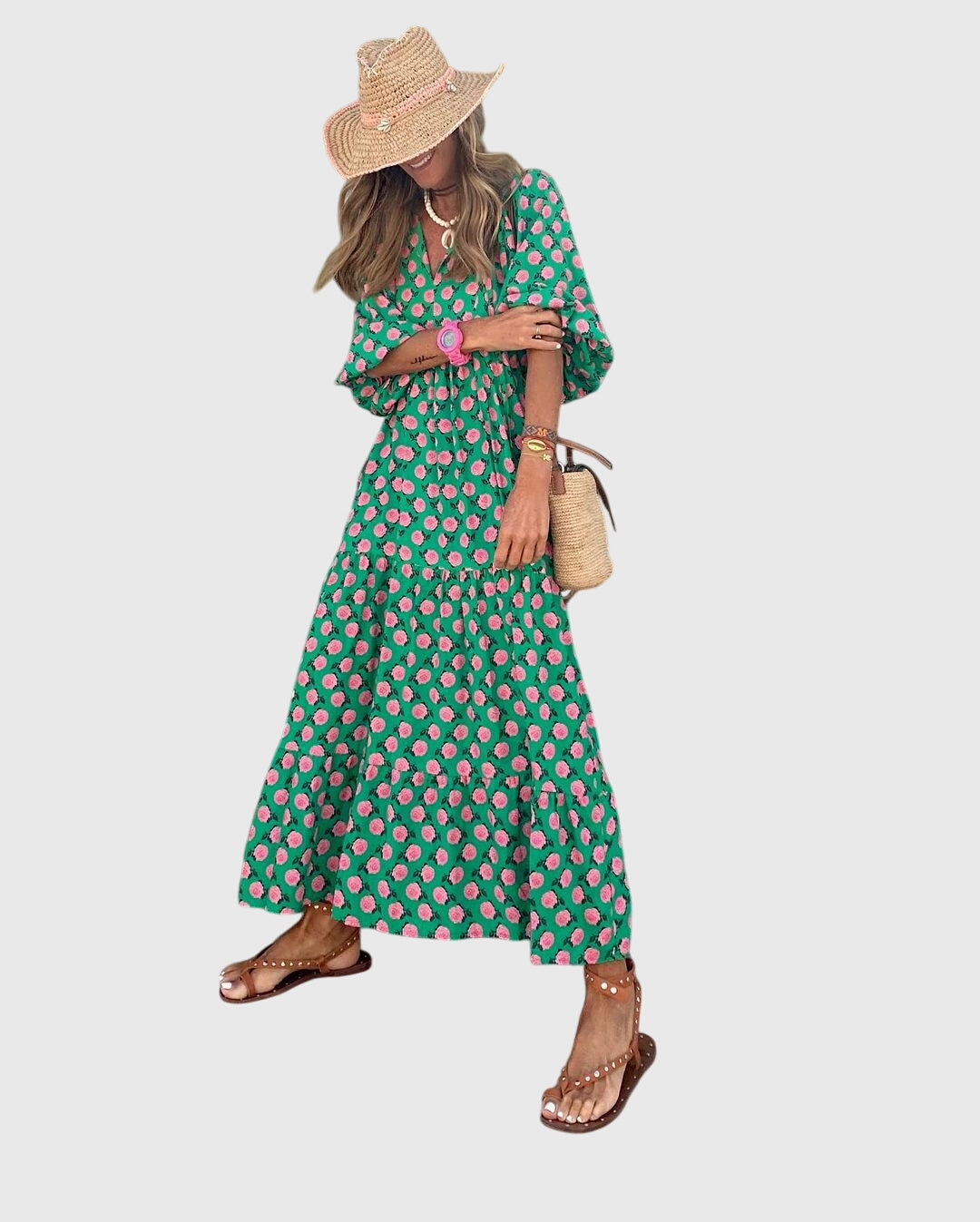 Philine | Luchtige maxi-jurk in bohostijl
