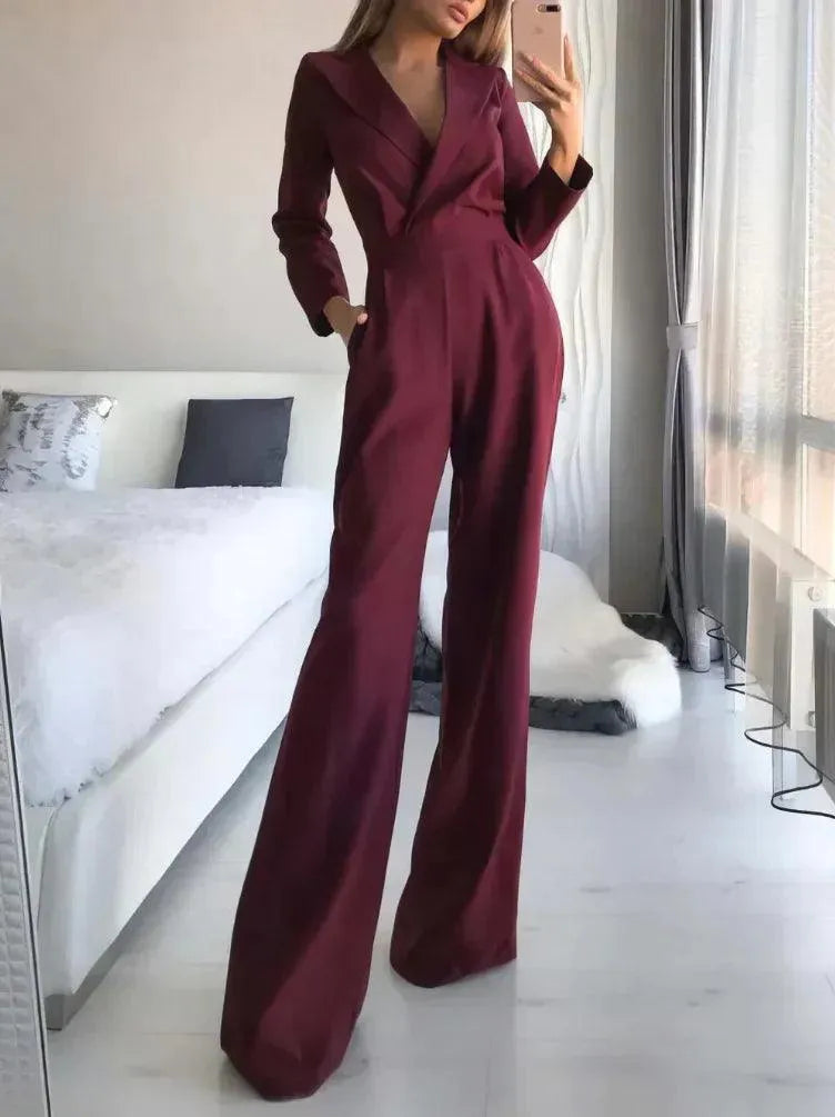 Jumpsuit met lange mouwen