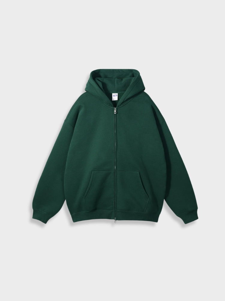 Oversized vest met rits — afbeelding 17