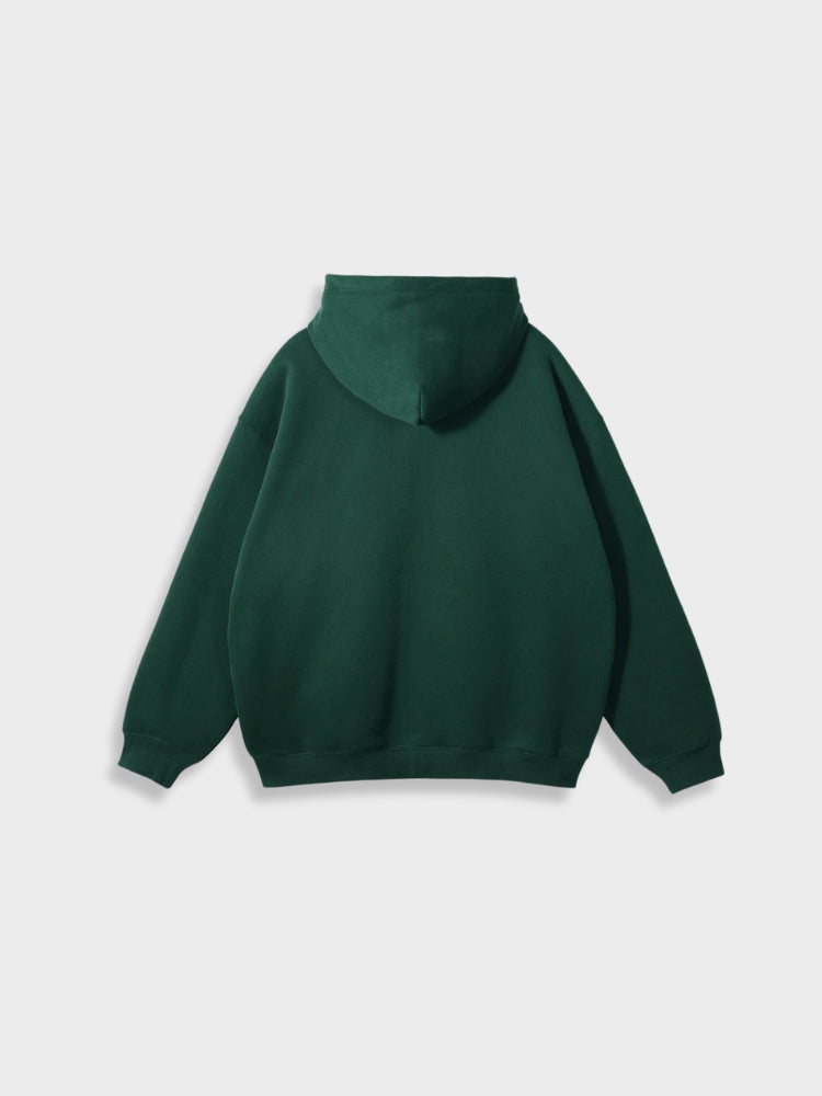 Oversized vest met rits