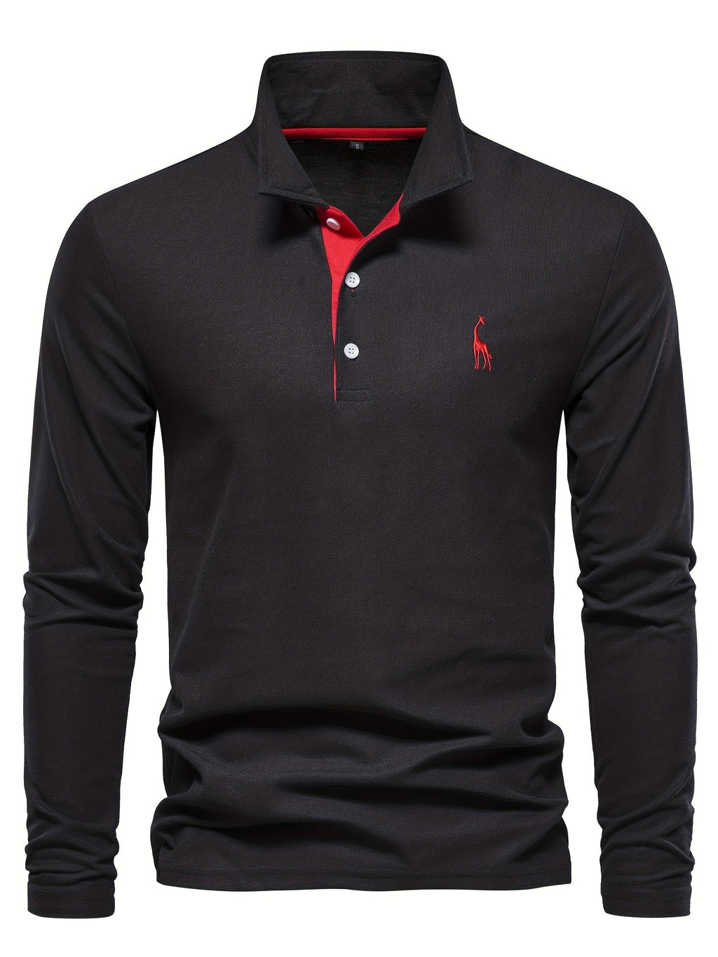 Heren polo met lange mouwen – Elin