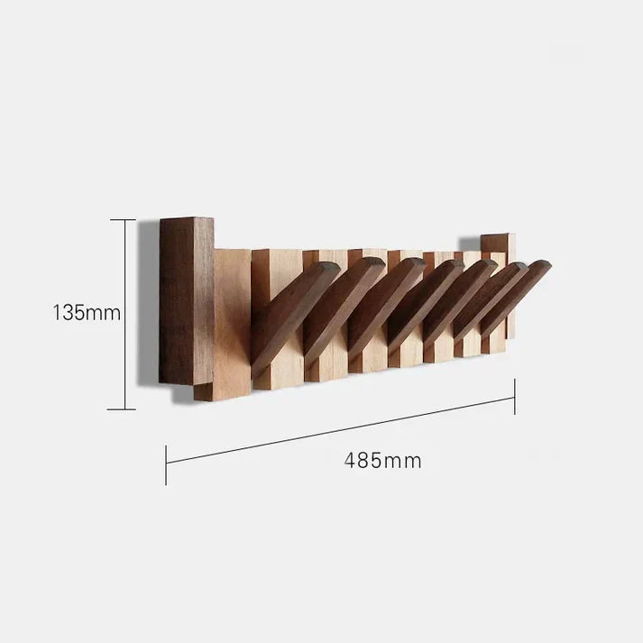 HarmonyWood houten piano kapstok – materiaal: massief hout — afbeelding 11