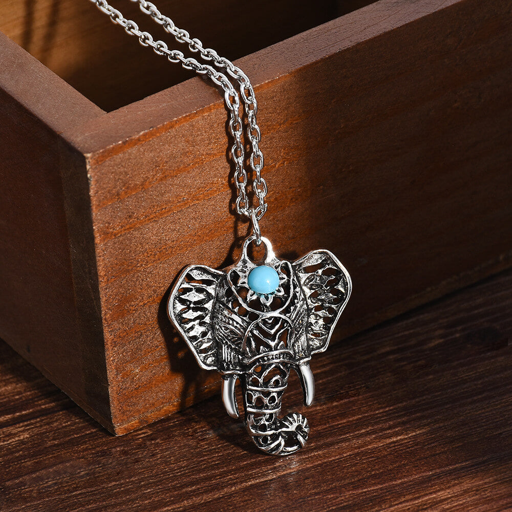 Boho olifant ketting