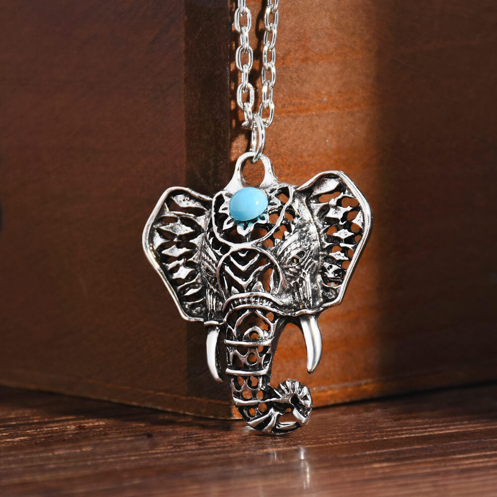Boho olifant ketting