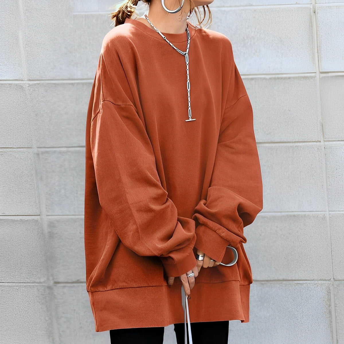 Oversized designer trui