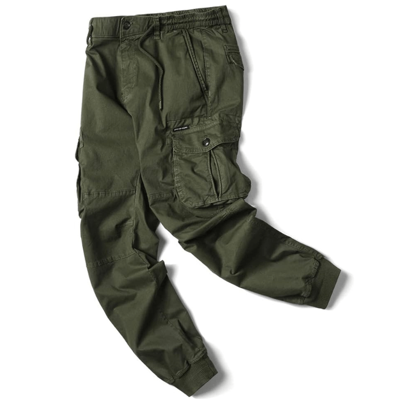 Bernhard | Herencargojogger met elastische taille