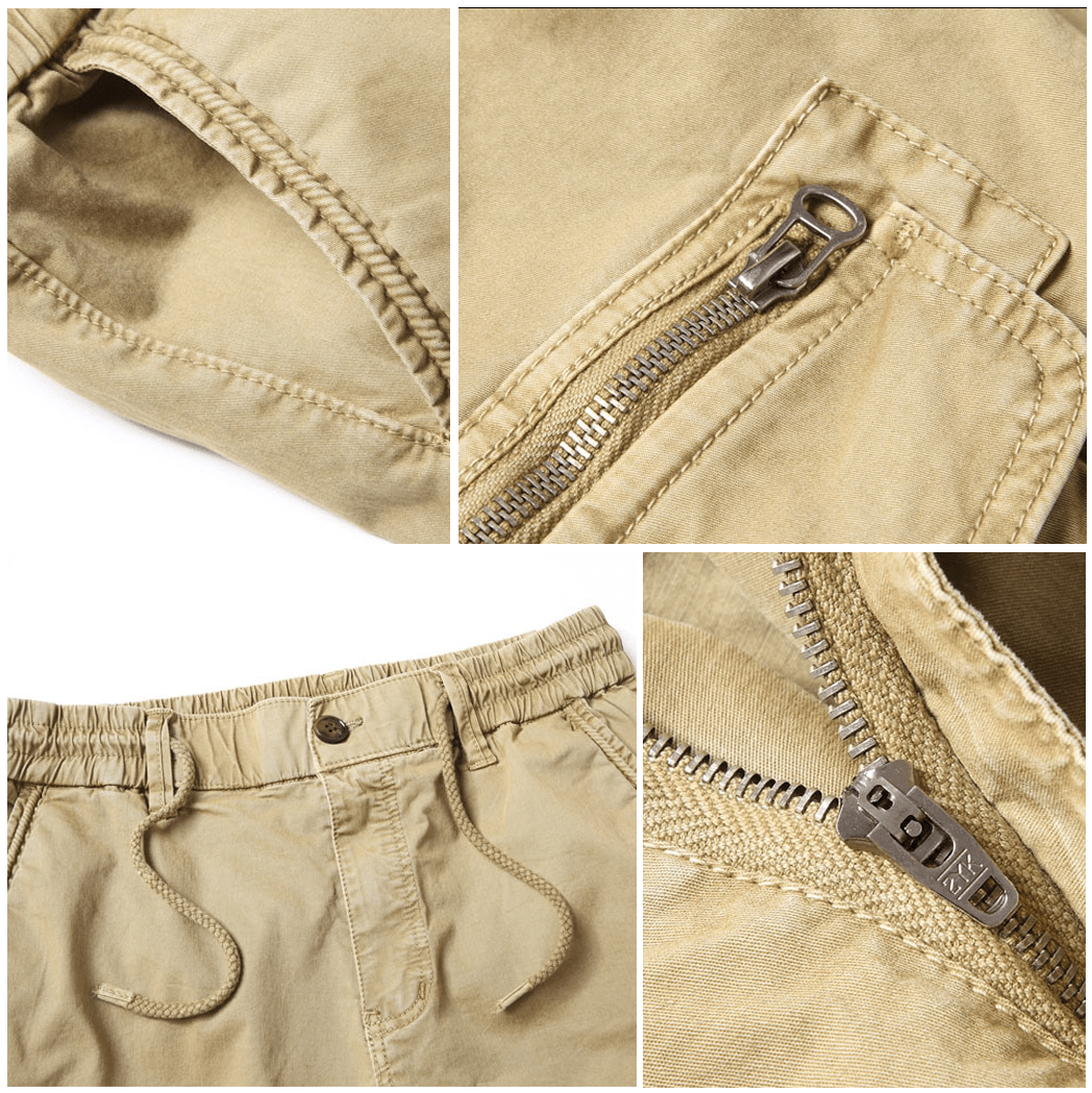 Bernhard | Herencargojogger met elastische taille