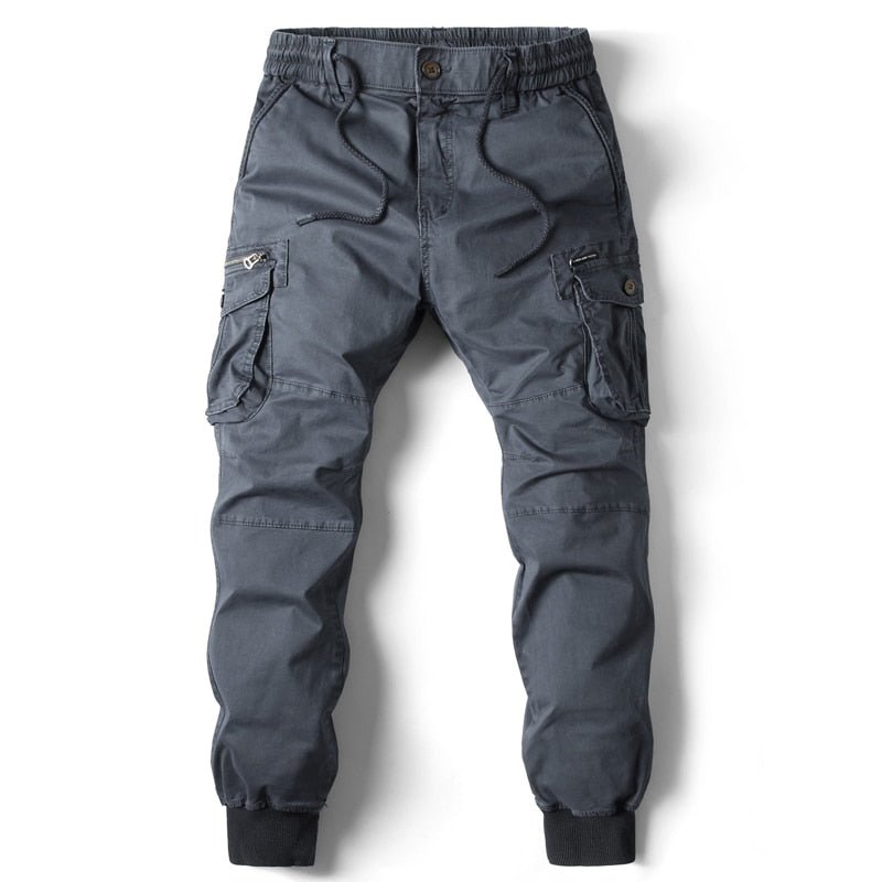 Bernhard | Herencargojogger met elastische taille