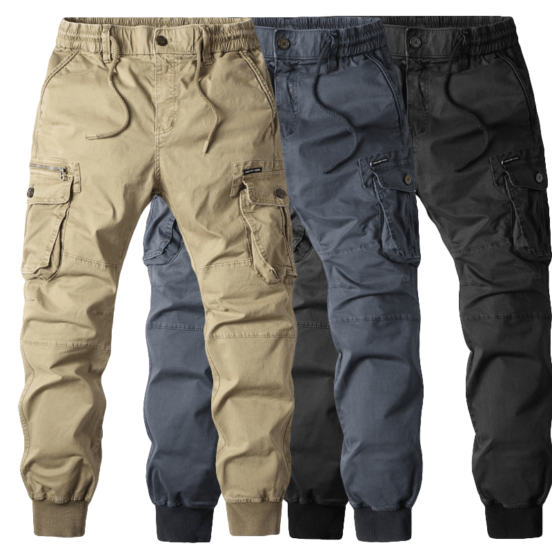 Bernhard | Herencargojogger met elastische taille