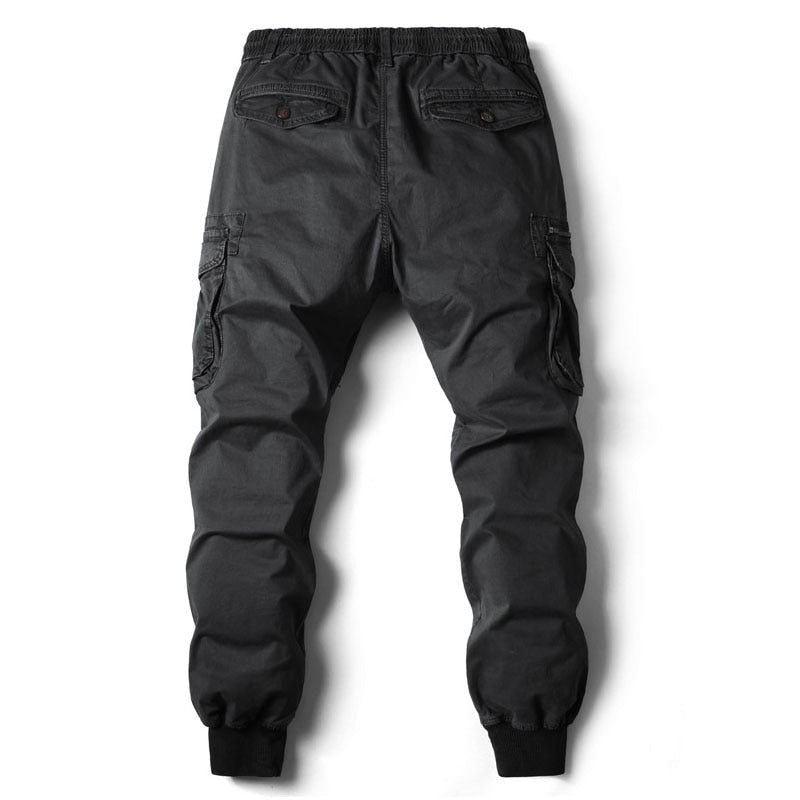Bernhard | Herencargojogger met elastische taille