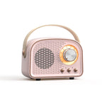 Vintage bluetooth luidspreker met FM-radio