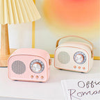 Vintage bluetooth luidspreker met FM-radio