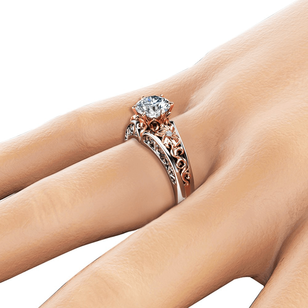 Fashion flower ring