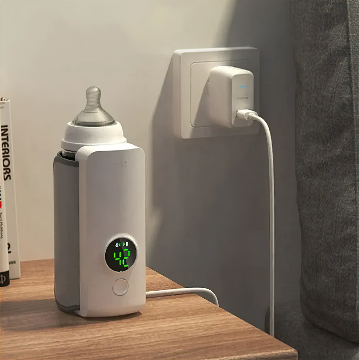 Draagbare flessenwarmer – Elin