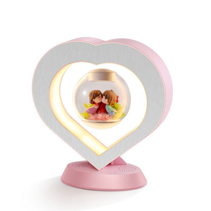 Levitatiebloem met magnetische rotatie