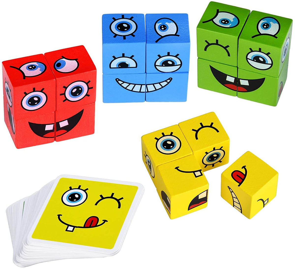 Expressie puzzel bouwstenen
