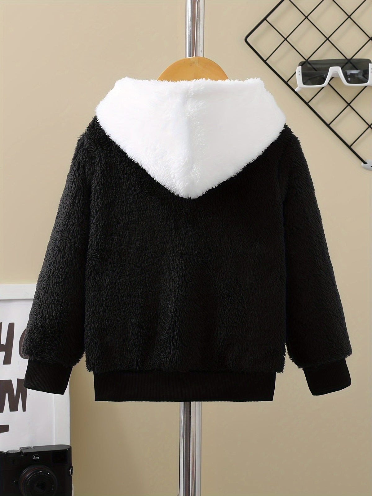 Fleece capuchonjack met rits voor kinderen
