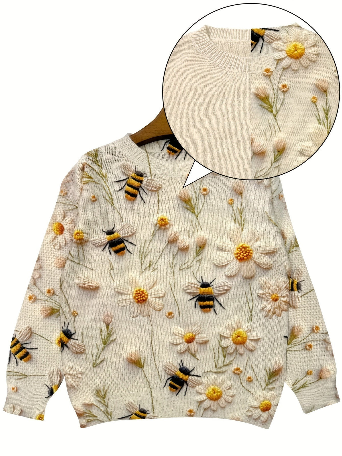 Dames sweater met bijenmotief
