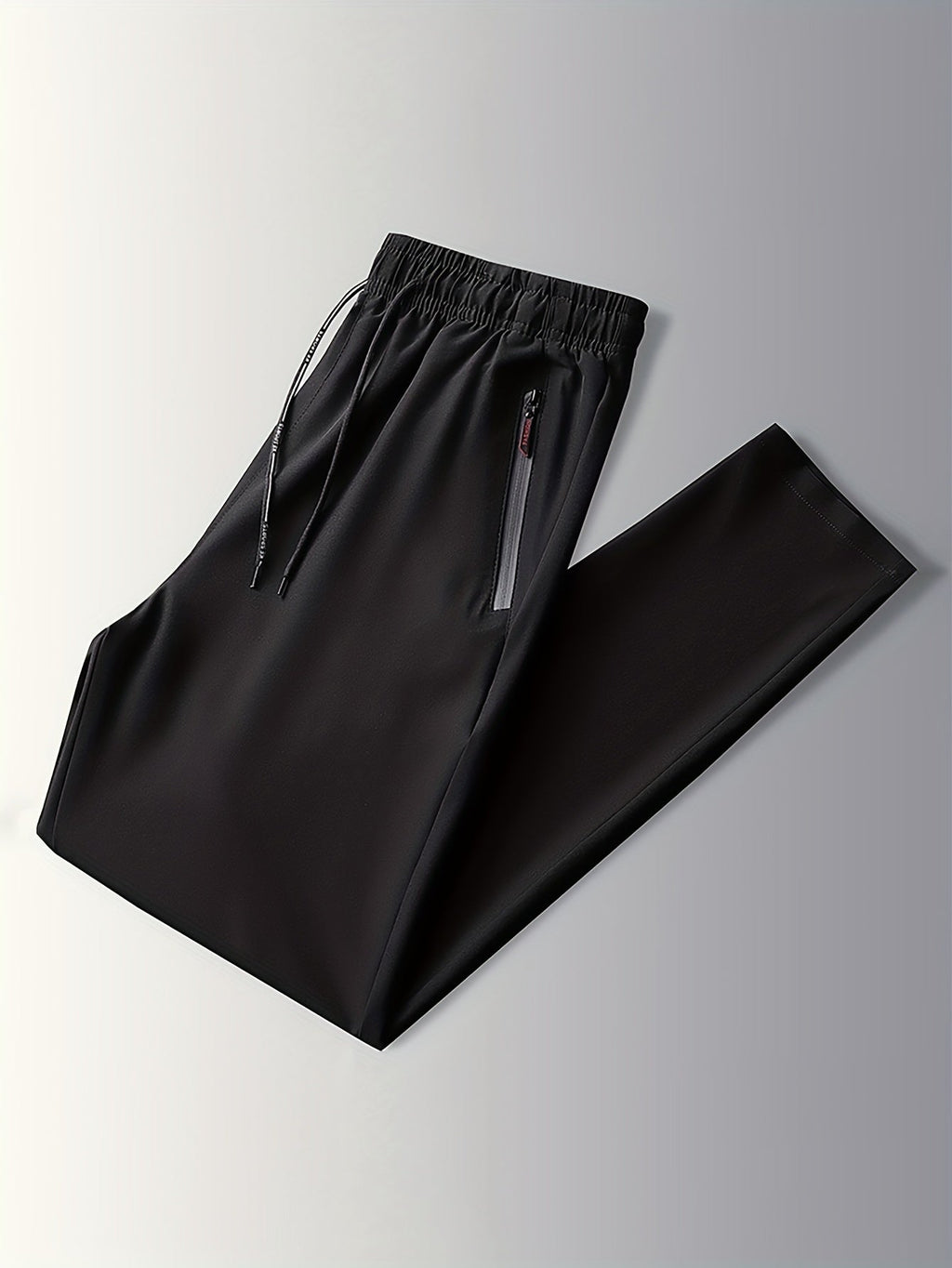 Effen joggingbroek met ritsdetails