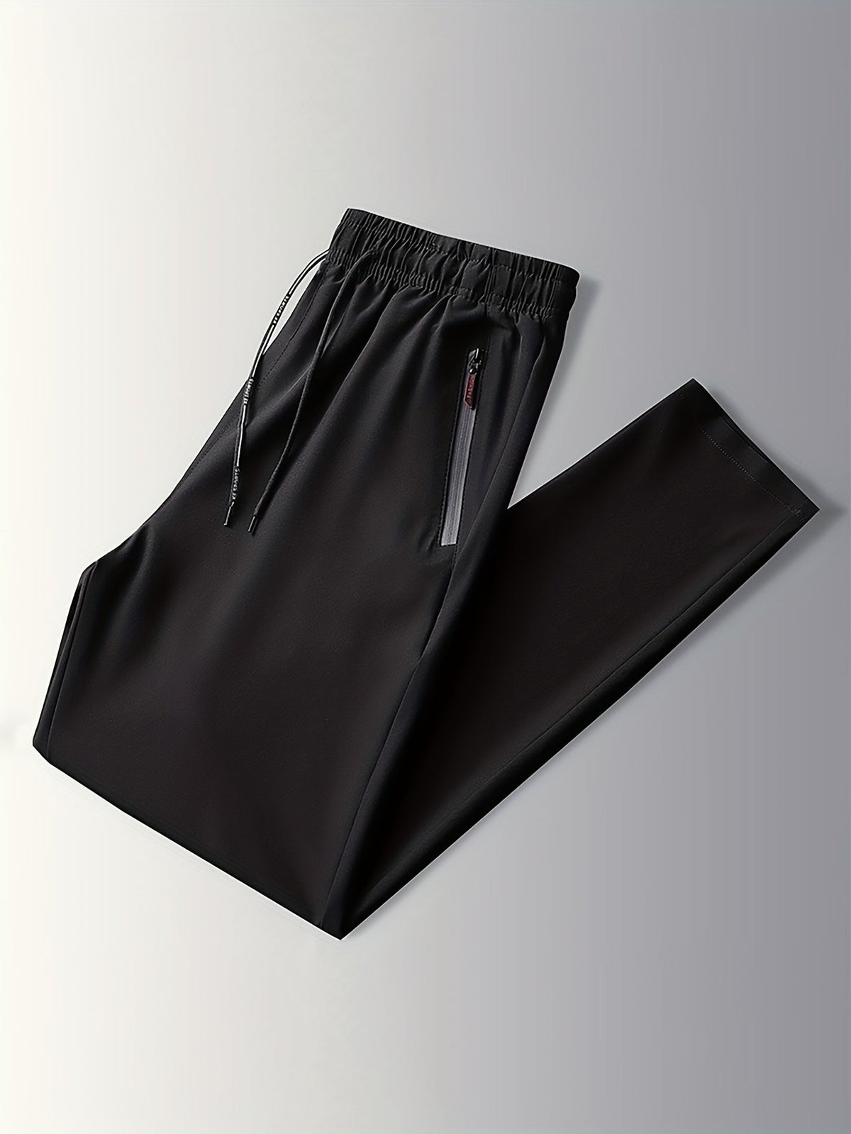 Effen joggingbroek met ritsdetails