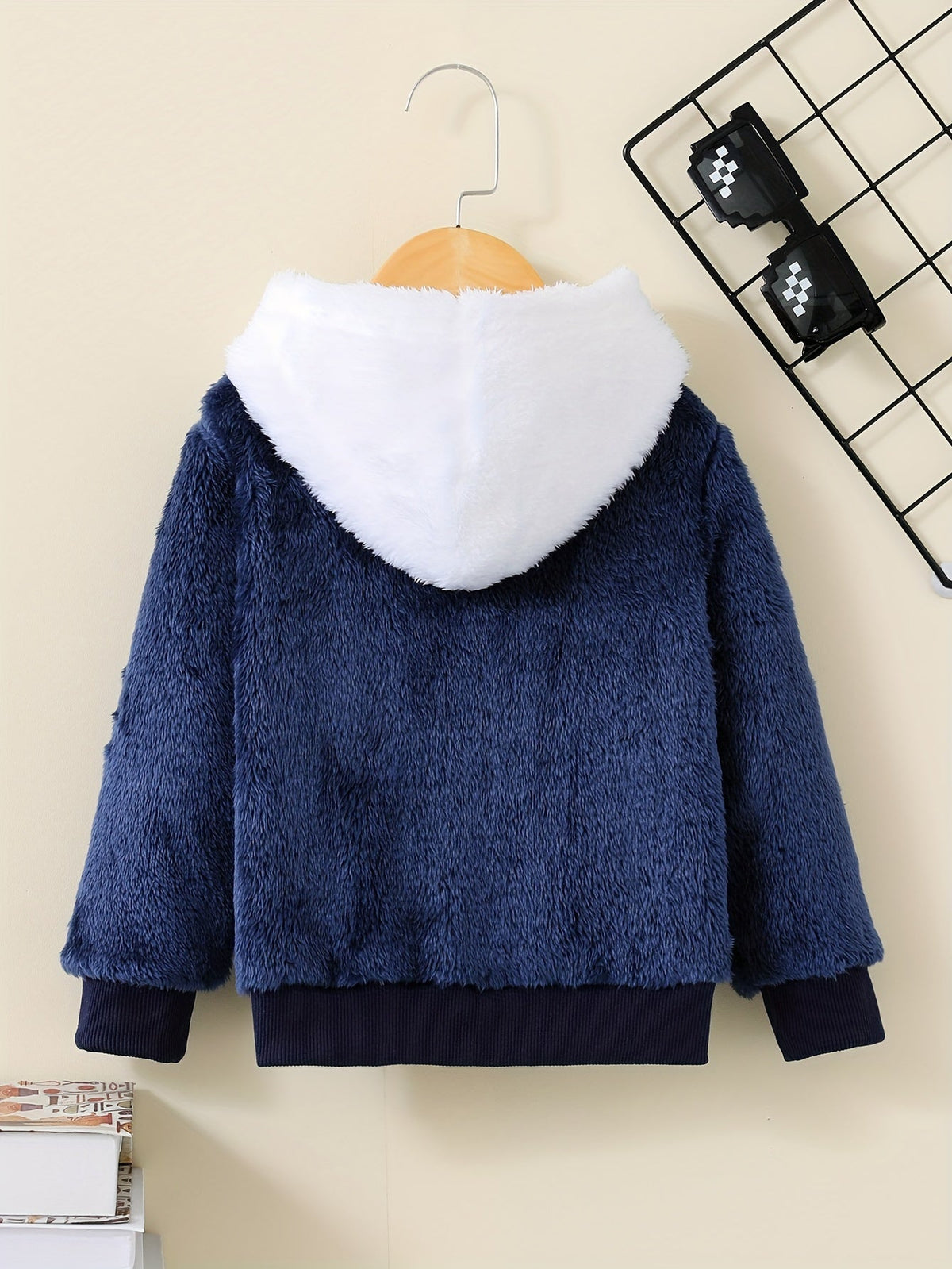 Fleece capuchonjack met rits voor kinderen