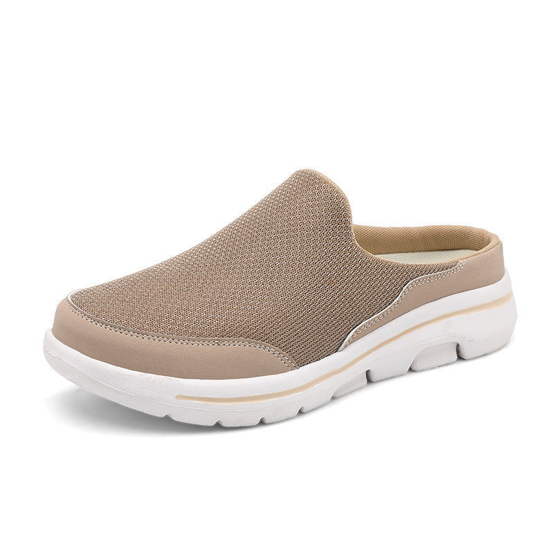 Luchtige heren instapslippers met comfortabel voetbed