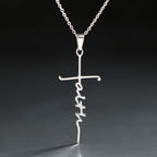 Faith hanger met ketting