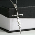 Faith hanger met ketting