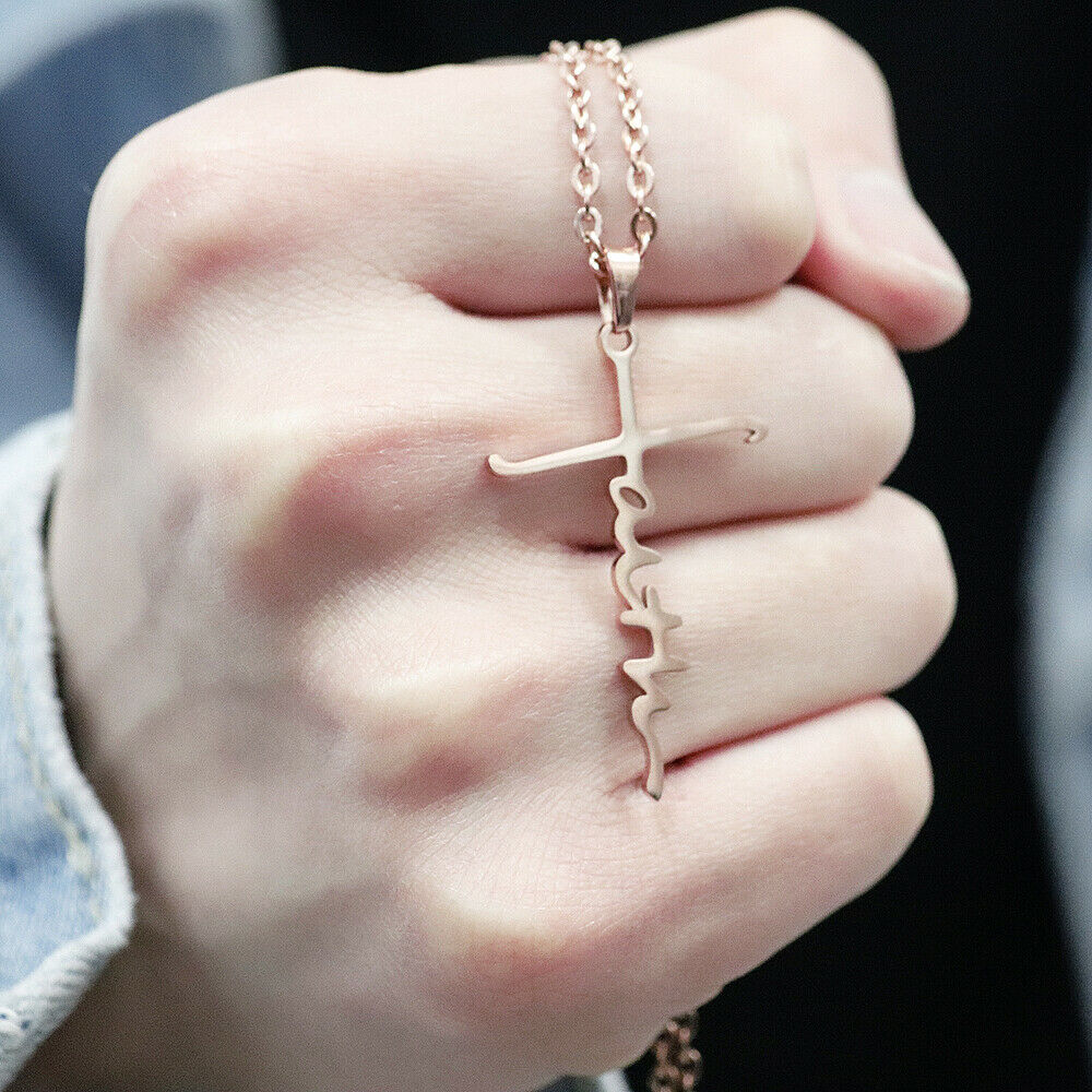 Geloof ketting – materiaal: 316 roestvrij staal — afbeelding 2