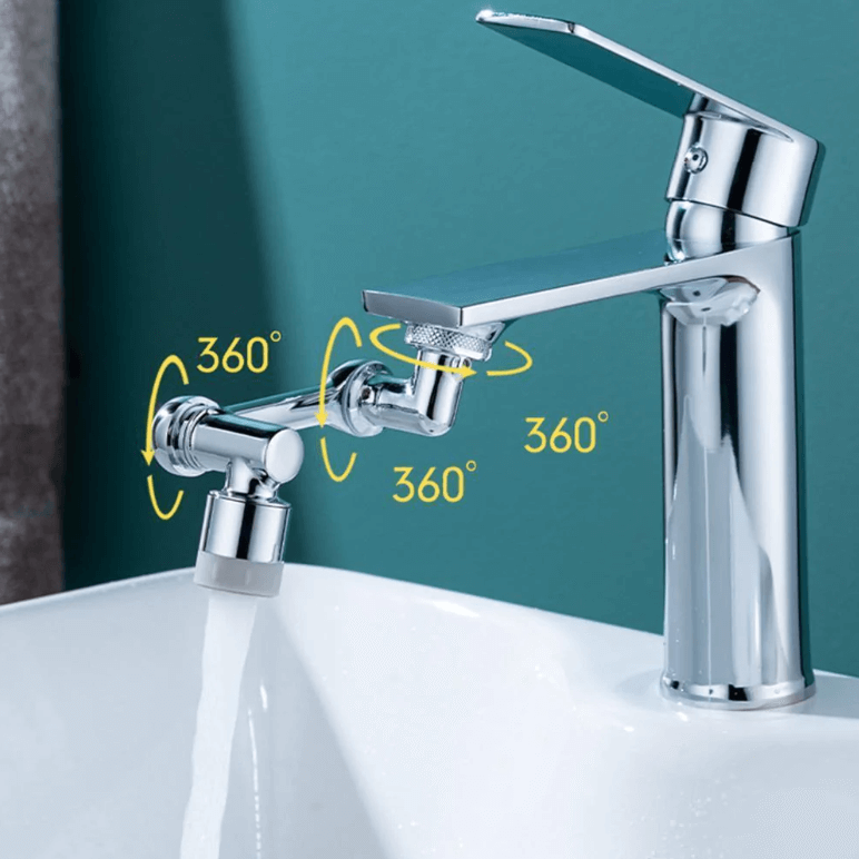 Universeel 1080°-kraanopzetstuk Tap Extender