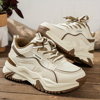 Dames sneakers met hoge zool
