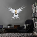 Verlichte vleugels wandlamp