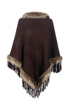 Winter poncho voor dames — afbeelding 3
