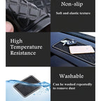 Antislipmat voor het autodashboard