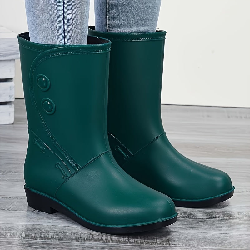 Dames regenlaarzen comfortabel met antislipzool
