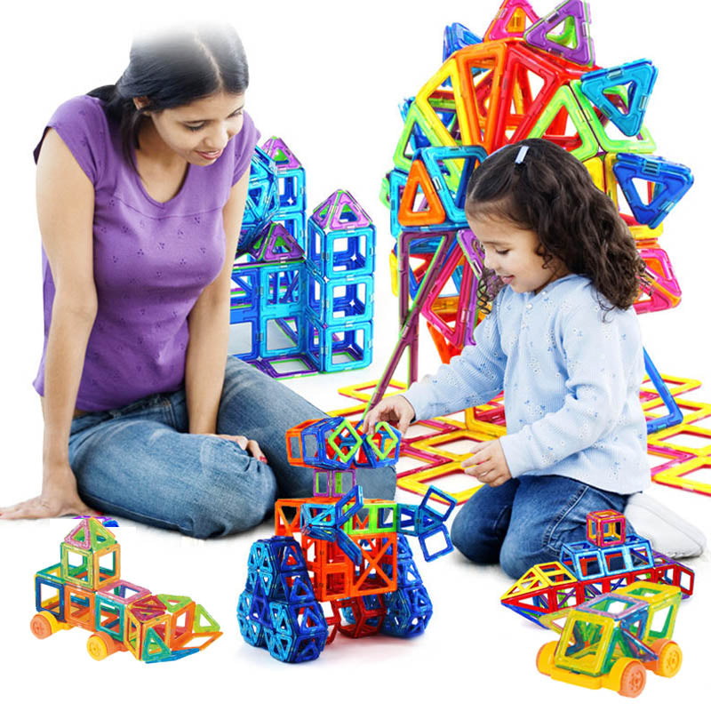 Magnetische bouwstenen voor kinderen – educatief spel met 118/148 onderdelen
