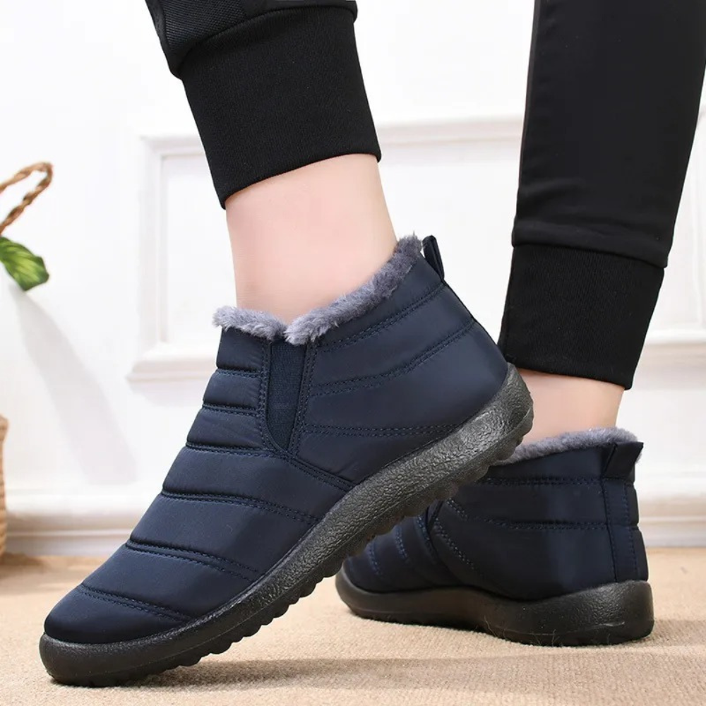 Comfy fleece enkellaarsjes