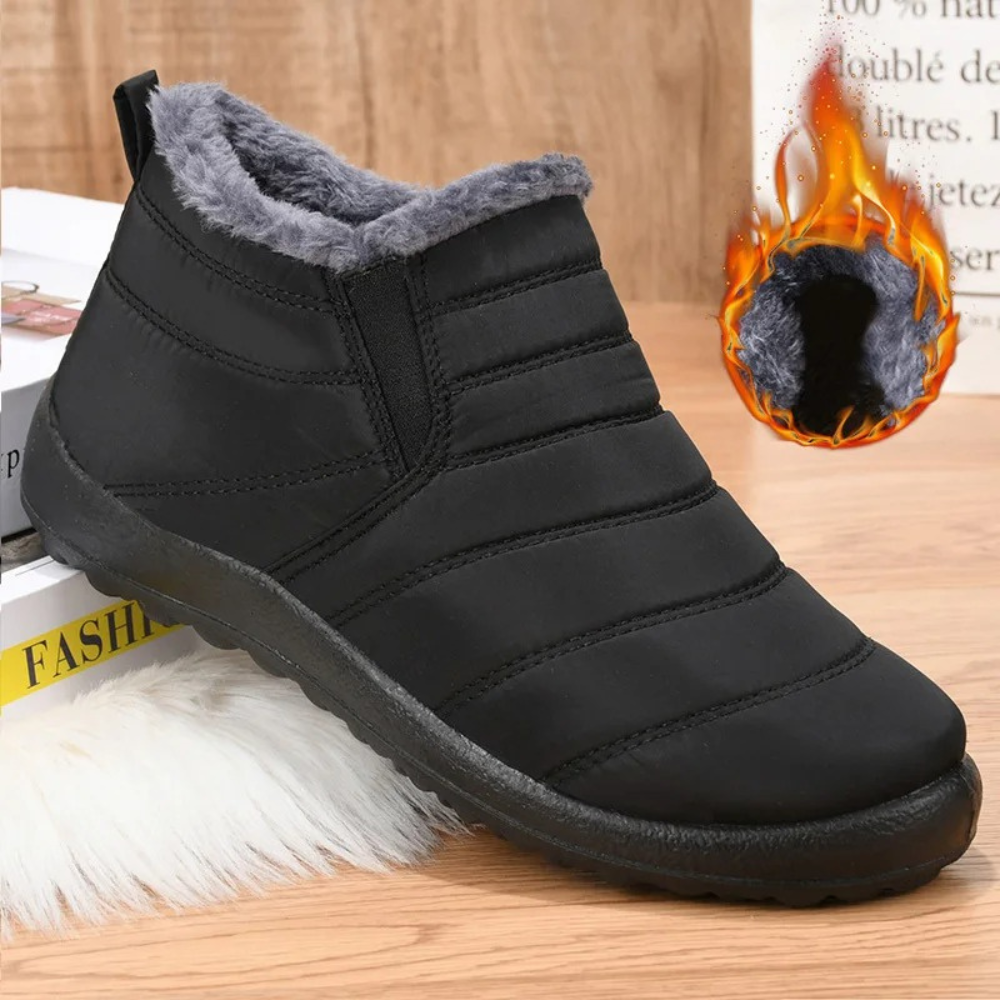 Comfy fleece enkellaarsjes