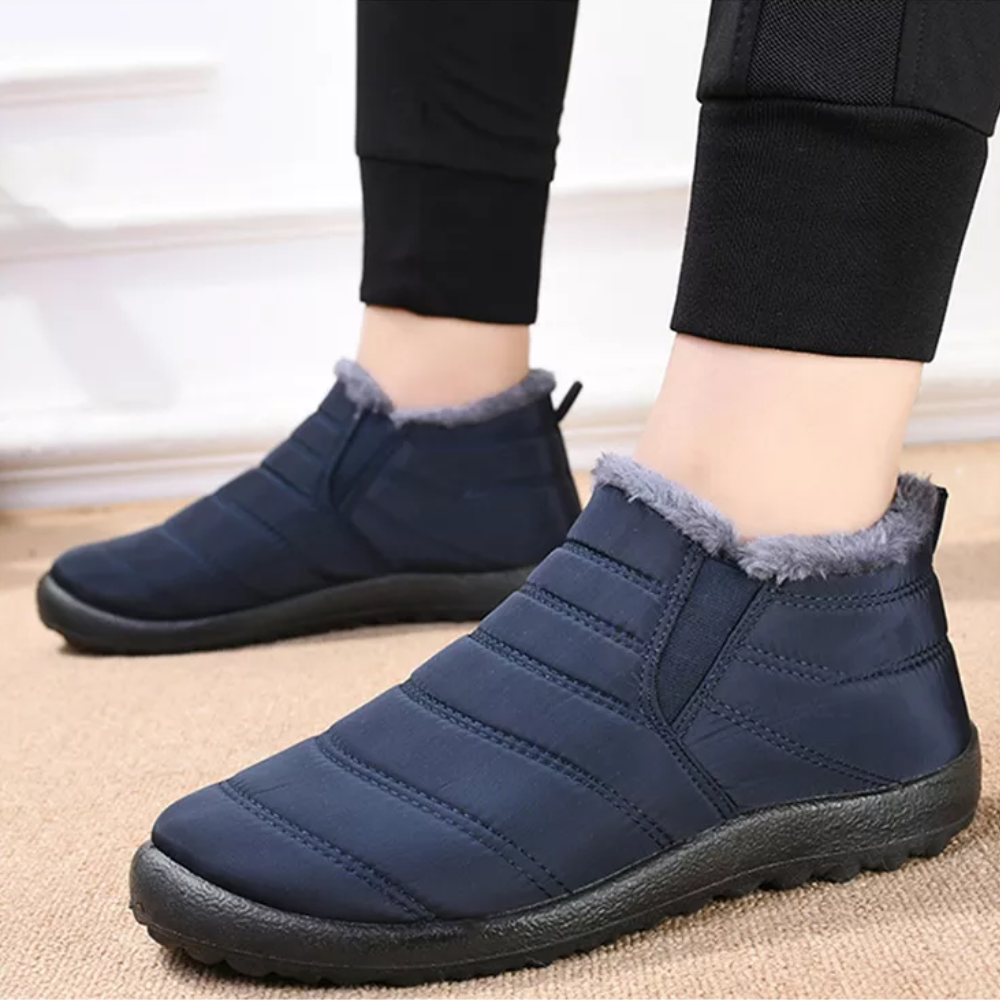 Comfy fleece enkellaarsjes