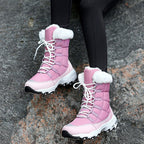 Gevoerde warme snowboots voor vrouwen
