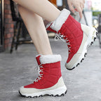 Gevoerde warme snowboots voor vrouwen
