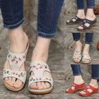 Dames bloemensandalen