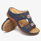 Dames bloemensandalen