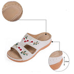 Dames bloemensandalen