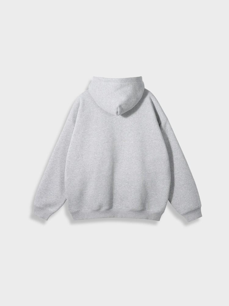 Oversized vest met rits
