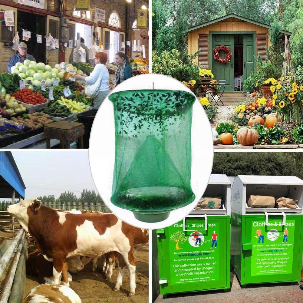 Opvouwbare vliegenval – materiaal: Ijzerdraad + Gaaselement +Plastic — afbeelding 8