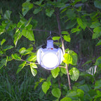 Opvouwbare 2-In-1 zonne lamp