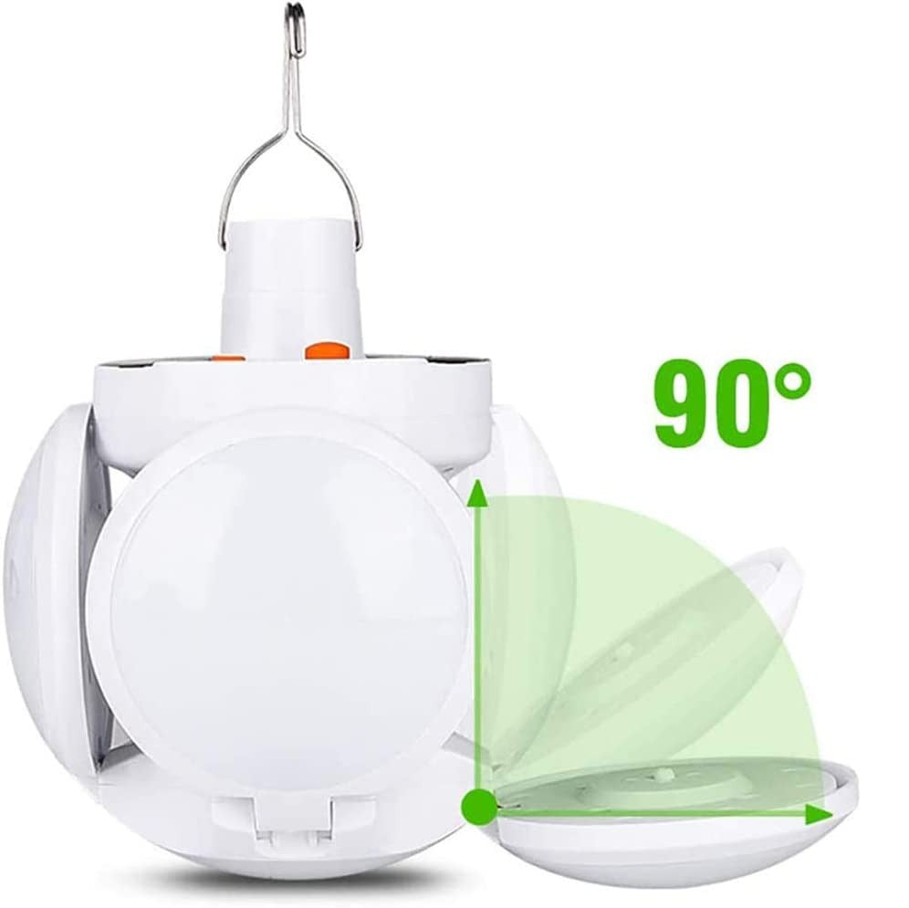 Opvouwbare 2-In-1 zonne lamp