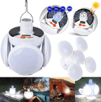 Opvouwbare 2-In-1 zonne lamp