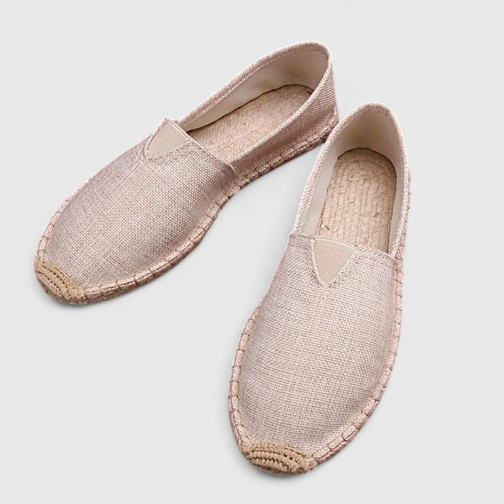 Zachte espadrilles met geweven zool